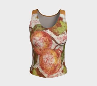 Really Love Your Peaches Watercolor Batik Tank preview