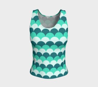 Mermaid Scales Fitted Tank Top preview