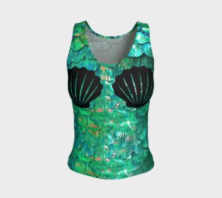 Mermaid Shell Green Scale Tank preview