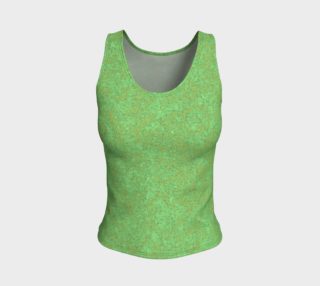 Fitted Tank Top - Zen - Reef Green and Bronze preview