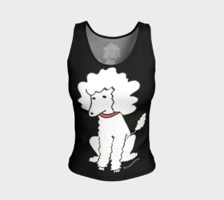 black tanks with whimsy white poodles by broussalian preview