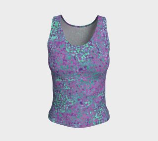 Fitted Tank Top - Lavender Reef preview