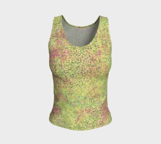 Fitted Tank Top - Sweet Pea - Chartreuse preview