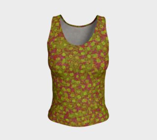 Fitted Tank Top - Be Square - Olive  preview