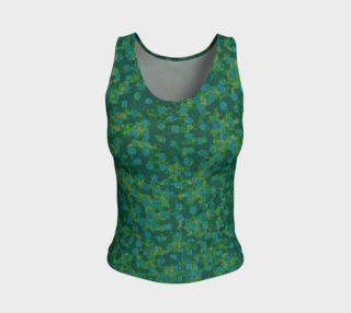 Fitted Tank Top - Be Square - Teal preview