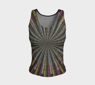 Trippy Tunnel Fitted Tank Top preview