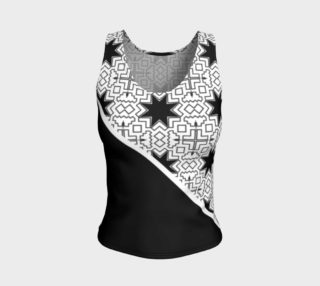 Star Geometric Fitted Tank Top preview