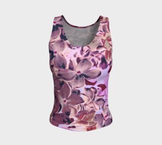 Lilac Branch Fitted Tank Top preview