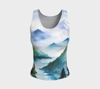 Fjord in the Mist Fitted Tank Top preview