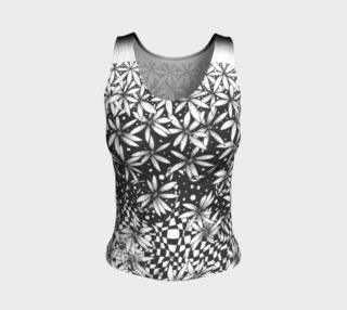 Flower of Life Fractal Fitted Tank preview