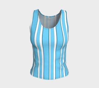 Aperçu de Light Blue Striped Tank Top