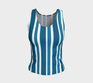 Aperçu de Dark Blue Striped Tank Top