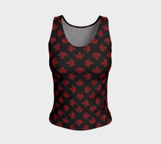 Cool Canada Tank Tops - Black & Red preview