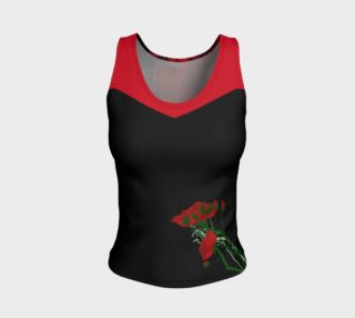 Rose Red Tank Fitted preview