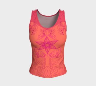 Coral Petal Fitted Tank preview