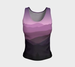 Purple Mountains Fitted Tank Top preview