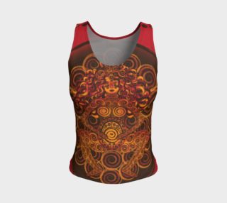 Celtic Pagan Fertility Goddess in Red preview