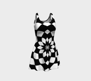 Black And White Abstract Dress preview