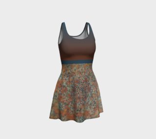 Flower of Life Faux Ombre Top Flare Dress preview