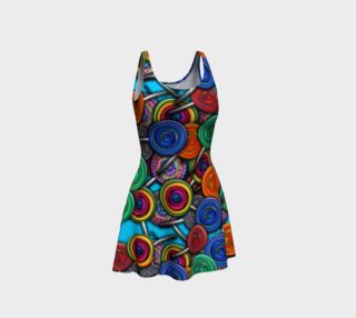 Colorful Lollipops Flare Dress preview