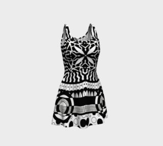 Black and White Retro Dress preview