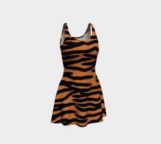 Tiger Skin Pattern Flare Dress preview