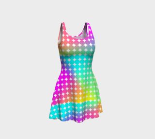 Rainbow Ombre Bold Bright Trendy Big Spit Pattern preview