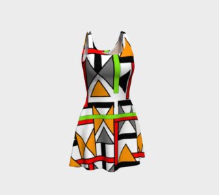 Geometric Bold Colorful Patterned Fashion Dress preview