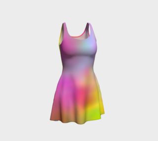 Rainbows In Clouds Flare Dress preview