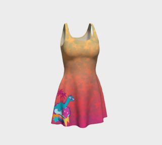 Nerdasaurus Flare Dress preview