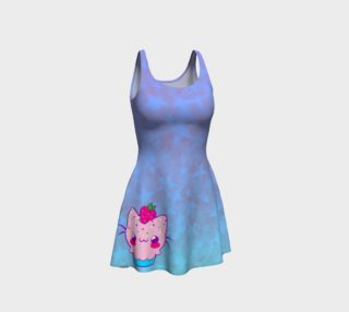 Cupcake Kitty Frosted Flared Dress preview