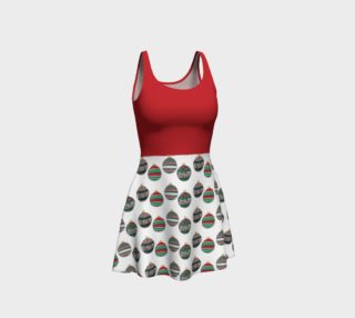 Happy Holidays Flare Dress preview