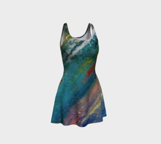 Aperçu de Abstract Rainbow Flare Dress
