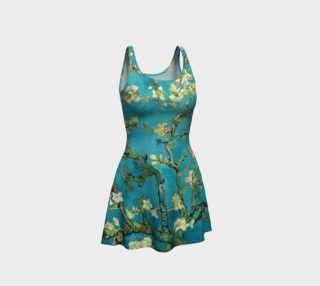 Vincent Van Gogh Blossoming Almond Tree Flare Dress preview