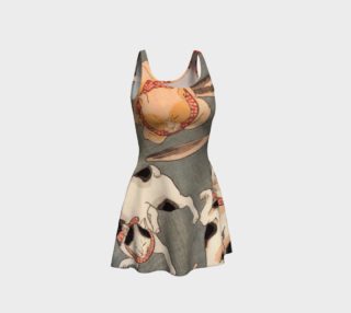 Kuniyoshi Cat Flare Dress preview