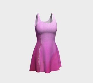 Faded Pink Rose of Sharon Flare Dress preview
