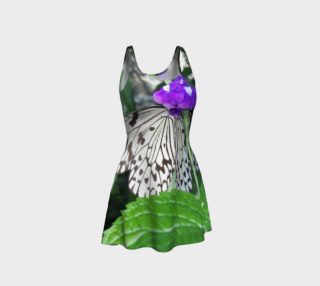 Rice Paper Butterfly Flare Dress preview