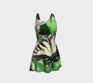 Canadian Tiger Swallowtail Butterfly Flare Dress preview