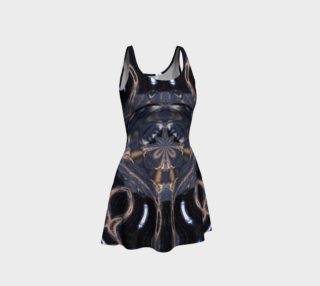 Official Goth/Cosplay Flare w/ Virtual Corset-Look Printed in ! preview