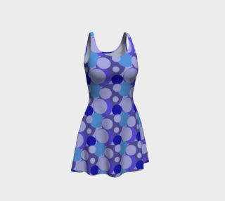 Blue Bubble Pop Flare Dress preview