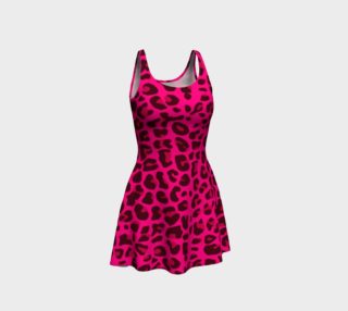 Hot pink leopard print dress preview