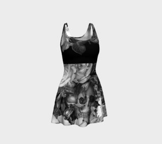 Skull Floral Flare Dress preview
