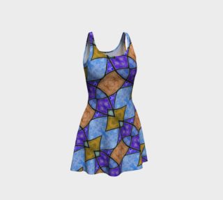 Harlequin II Flare Dress preview