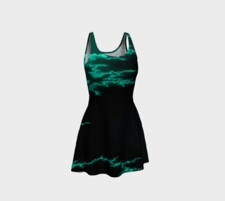 Teal Scar Flare Dress preview