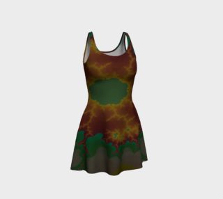 Camouflage Flower Burst Flare Dress preview