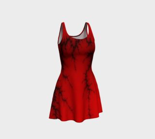 Red Lightning Flare Dress preview