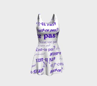 Purple N'est-ce Pas Flare Dress preview
