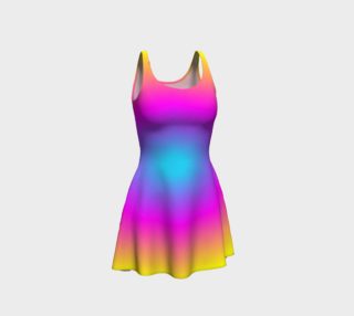 Pink Tiedye Flare Dress preview
