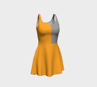 Retro in Orange Flare Dress preview
