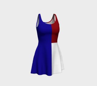 French Flag Flare Dress preview